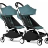 Stokke - Yoyo Double Stroller Bundle, Aqua/White - cutbabycare.com | baby boutique & care hub* New
