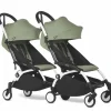 Stokke - Yoyo Double Stroller Bundle, Olive/White - cutbabycare.com | baby boutique & care hub* Fashion