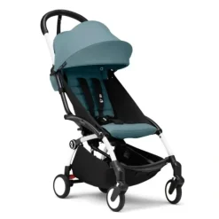 Stokke - Yoyo Stroller White Frame Bundle 6+, Aqua - cutbabycare.com | baby boutique & care hub* Best Sale