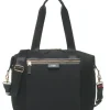 Storksak Stevie Luxe Black Scuba Tote Nappy Bag - cutbabycare.com | baby boutique & care hub* Best Sale