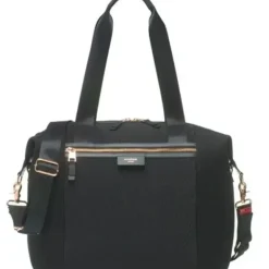 Storksak Stevie Luxe Black Scuba Tote Nappy Bag - cutbabycare.com | baby boutique & care hub* Best Sale