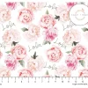 Sugar + Maple Personalized Plush Minky Fleece Personalized Blanket | Peach Peony Blooms - cutbabycare.com | baby boutique & care hub* Shop