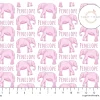 Sugar + Maple Personalized Plush Minky Fleece Personalized Blanket | Elephant Pink - cutbabycare.com | baby boutique & care hub* Flash Sale