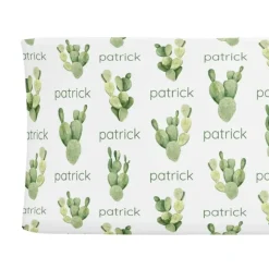 Sugar + Maple Personalized Changing Pad Cover | Cactus - cutbabycare.com | baby boutique & care hub* Outlet