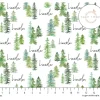 Sugar + Maple Personalized Plush Minky Fleece Personalized Blanket | Pine Tree - cutbabycare.com | baby boutique & care hub* Store