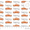 Sugar + Maple Personalized Plush Minky Fleece Personalized Blanket | Truck Orange - cutbabycare.com | baby boutique & care hub* Fashion