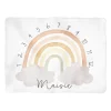 Sugar + Maple Personalized Neutral Rainbow Arch Milestone Blanket - cutbabycare.com | baby boutique & care hub* Best