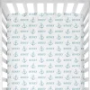 Sugar + Maple Personalized Crib Sheet | Anchor Blue - cutbabycare.com | baby boutique & care hub* Best Sale