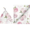 Sugar + Maple Personalized Small Blanket & Hat Set | Pink Peonies - cutbabycare.com | baby boutique & care hub* Flash Sale