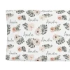 Shop All|Sugar + Maple Personalized Changing Pad Cover | Tropical Boho Floral - cutbabycare.com | baby boutique & care hub