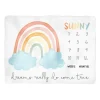 Sugar + Maple Personalized Colorful Rainbow Milestone Blanket - cutbabycare.com | baby boutique & care hub* Flash Sale
