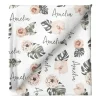Sugar + Maple Personalized Stretchy Blanket | Tropical Floral - cutbabycare.com | baby boutique & care hub* Outlet