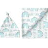 Sugar + Maple Personalized Small Blanket & Hat Set | Rainbow Blue - cutbabycare.com | baby boutique & care hub* Online