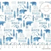 Sugar + Maple Personalized Plush Minky Fleece Personalized Blanket | Woodland Blue - cutbabycare.com | baby boutique & care hub* Discount