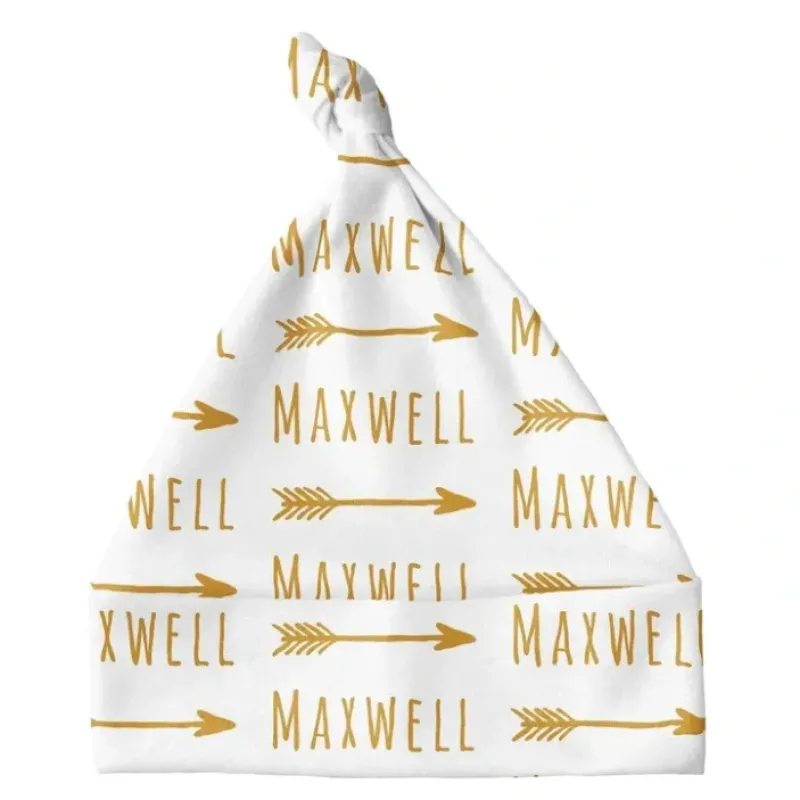 Sugar + Maple Personalized Knotted Baby Hat | Arrow - cutbabycare.com | baby boutique & care hub* Online