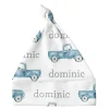 Sugar + Maple Personalized Knotted Baby Hat | Truck Blue - cutbabycare.com | baby boutique & care hub* Online