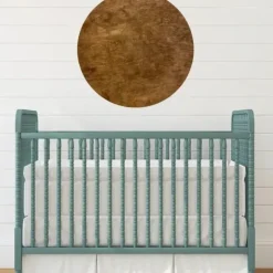 Sugar + Maple Round Base Personalized Wood Name Sign | English Chestnut - cutbabycare.com | baby boutique & care hub* Shop