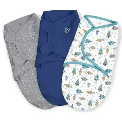 Summer Infant - SwaddleMe Original Swaddle 3 PkLarge (3-6 months) Superstar Boy - cutbabycare.com | baby boutique & care hub* Best Sale