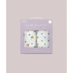 Swaddle Blanket Set - Mushy Love - cutbabycare.com | baby boutique & care hub* Clearance