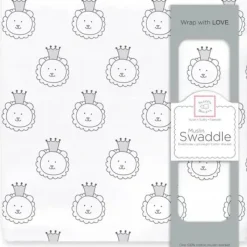 Swaddle Designs - Royal Lion Muslin Swaddle Blanket - cutbabycare.com | baby boutique & care hub* Discount