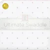 Swaddle Designs - Ultimate Swaddle Blanket, Pastel Pink & Sterling Dots - cutbabycare.com | baby boutique & care hub* Discount
