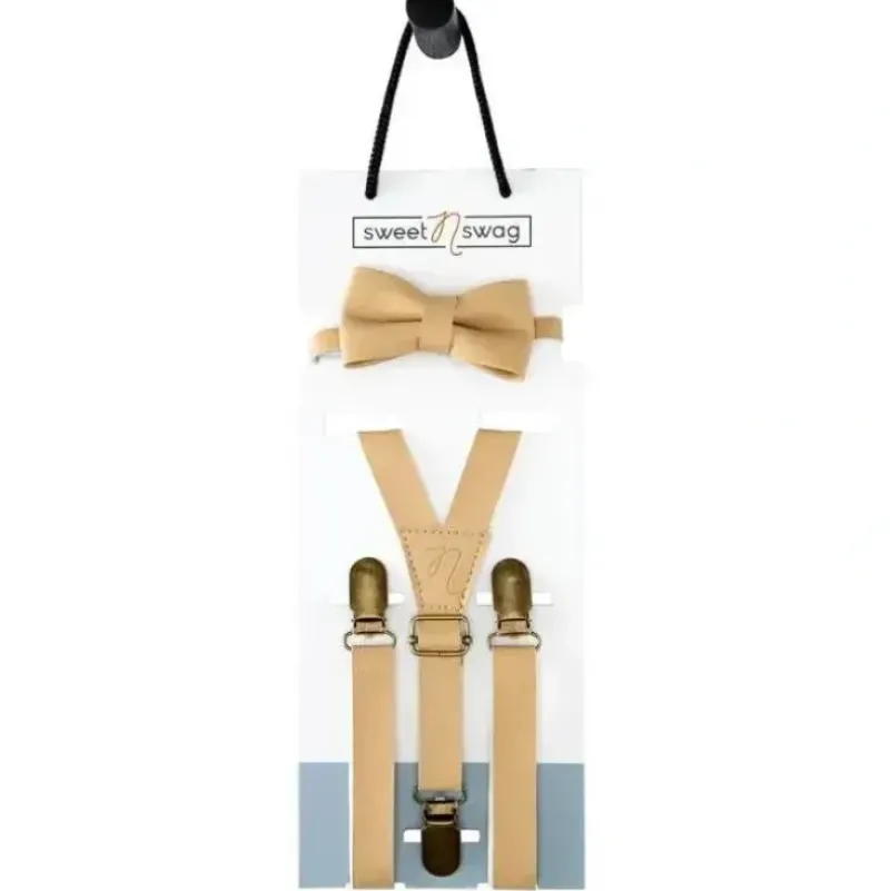 Shop All|Sweet N Sing - Bow Tie Set The Perfect Match, Birch - cutbabycare.com | baby boutique & care hub
