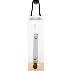 Sweet N Sing - Paci Clip The Perfect Match, Dove Grey - cutbabycare.com | baby boutique & care hub* Sale