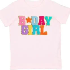 Sweet Wink - Birthday Girl Patch T-Shirt Kids Short Sleeve Shirt - cutbabycare.com | baby boutique & care hub* New