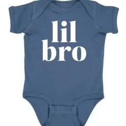 Sweet Wink - Boys Baby Bodysuit Lil Brother Short Sleeve - cutbabycare.com | baby boutique & care hub* Shop