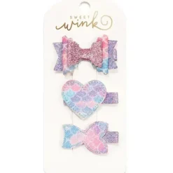 Sweet Wink - Kids Summer Clip Set Mermaid Shimmer - cutbabycare.com | baby boutique & care hub* Sale