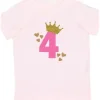 Sweet Wink - 4Th Birthday Girl Princess Short Sleeve Shirt - cutbabycare.com | baby boutique & care hub* Best Sale