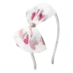 Sweet Wink - Valentine's Day Glitter Heart Tulle Bow Headband - cutbabycare.com | baby boutique & care hub* Discount