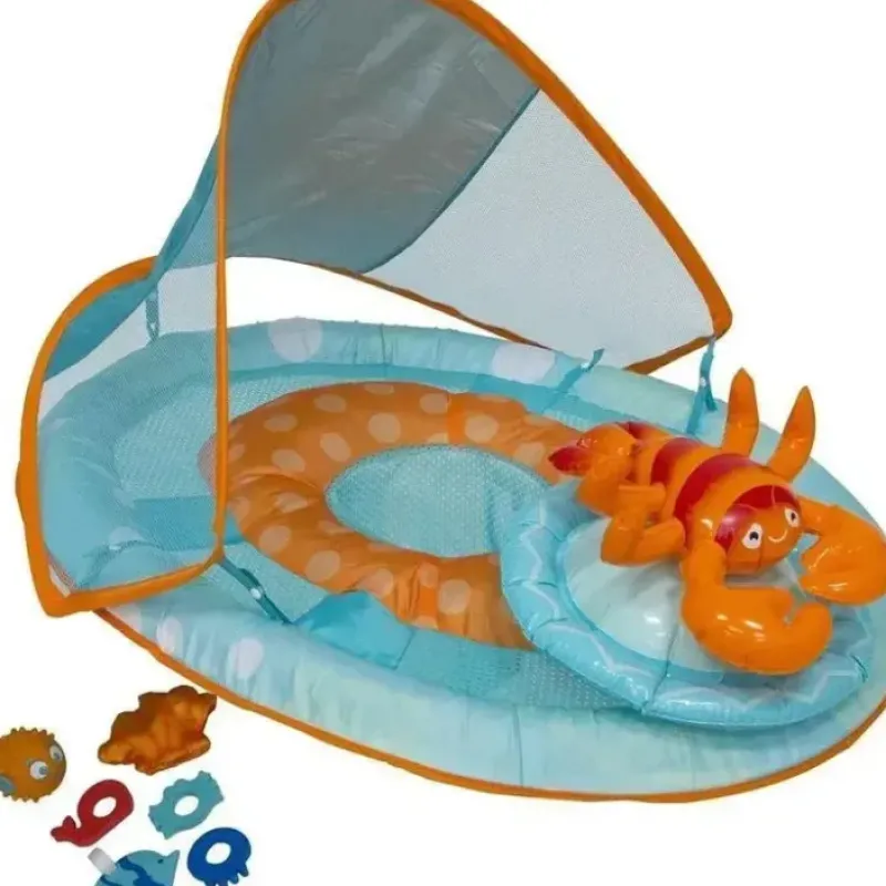 Swimways Baby Spring Float Activity Center With Canopy - Crab - cutbabycare.com | baby boutique & care hub* Fashion