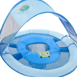 Swimways Baby Spring Float With Canopy Upf 50 In Blue - cutbabycare.com | baby boutique & care hub* Online