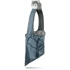 Tee Turtle Plushie Tote Bag Gray Forest Tote Bag and Gray Wolf Plushie Soft Toy - cutbabycare.com | baby boutique & care hub* Outlet