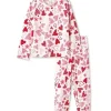 Tesa Babe - Girl's Valentine Hearts Bamboo Pajama Set - cutbabycare.com | baby boutique & care hub* Discount