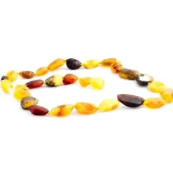 The Amber Monkey - Baltic Amber 14-15 inch Necklace, Raw Multi Bean - cutbabycare.com | baby boutique & care hub* Cheap