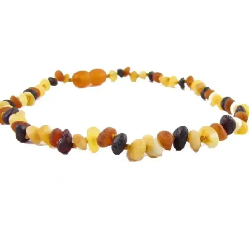 The Amber Monkey - Baroque Baltic Amber 12-13 inch Necklace, Raw Multi POP - cutbabycare.com | baby boutique & care hub* Cheap