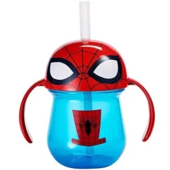 The First Years Marvel Spider Man Straw Cup with Handles - cutbabycare.com | baby boutique & care hub* Hot
