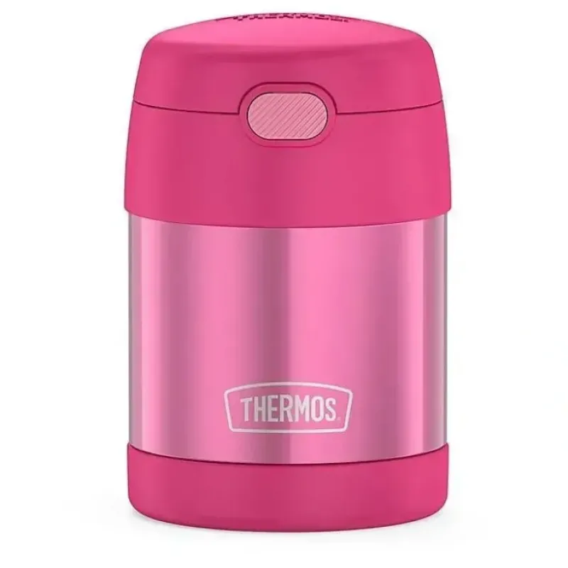 Thermos - 10 Oz. Stainless Steel Nonlicensed Funtainer Food, Pink With Spoon - cutbabycare.com | baby boutique & care hub* Sale