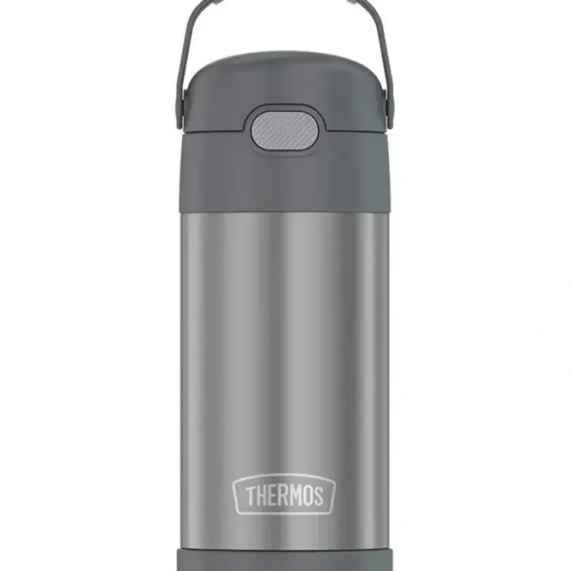 Thermos - 12 Oz. Stainless Steel Funtainer Bottle, Grey - cutbabycare.com | baby boutique & care hub* Store