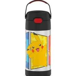 Thermos - Vac Insulated 12Oz Straw Bottle - Pokemon - cutbabycare.com | baby boutique & care hub* Discount
