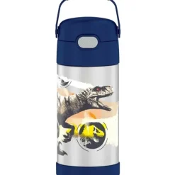 THERMOS - Vacuum Insulated Stainless Steel 12oz Straw Bottle, Jurassic World - cutbabycare.com | baby boutique & care hub* Store