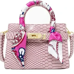 Tiny Treats - Crocodile Scarf Handbag, Pink - cutbabycare.com | baby boutique & care hub* Cheap