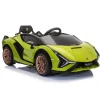 Tobbi - Kids Lamborghini Car Battery Powered Ride On Toy with Remote Control, Green - cutbabycare.com | baby boutique & care hub* New