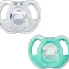 Tommee Tippee - Ultra-light Dummies Soother Asst, 6-18 months, 2 pack - cutbabycare.com | baby boutique & care hub* Shop