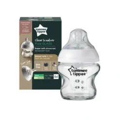 Tommee Tippee Closer to Nature Glass Bottle Slow Teat 150ml - cutbabycare.com | baby boutique & care hub* Discount