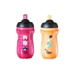 Tommee Tippee Insulated Straw Tumbler 9 Oz 2 Pk - cutbabycare.com | baby boutique & care hub* Hot