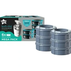 Tommee Tippee Twist & Click Refill 6 Pack - cutbabycare.com | baby boutique & care hub* Online