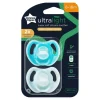 Tommee Tippee Ultra-light Soothers, 6-18 months, 2 pack of one piece silicone, BPA free soothers - cutbabycare.com | baby boutique & care hub* New
